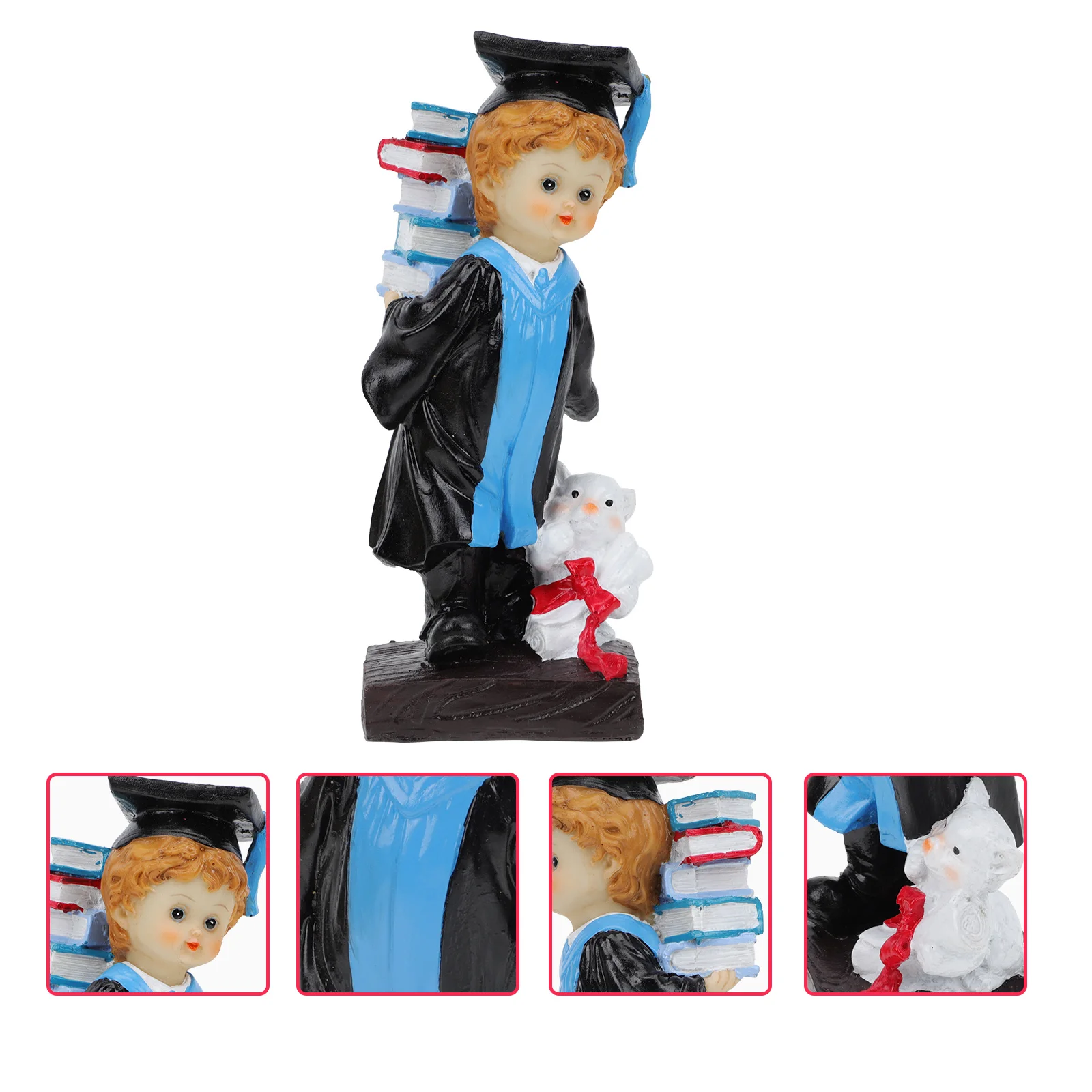 

Статуэтка градуированная из смолы, украшение на выпускной, статуэтка для студентов, поделок, для девочек и мальчиков, керамический подарок ...