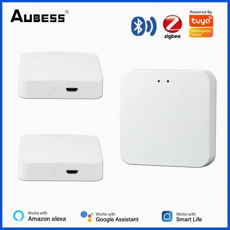 

Беспроводной хаб Tuya Zigbee, многорежимный шлюз с Bluetooth, сетчатый сенсор Zigbee, умное управление голосом через Alexa Google Home