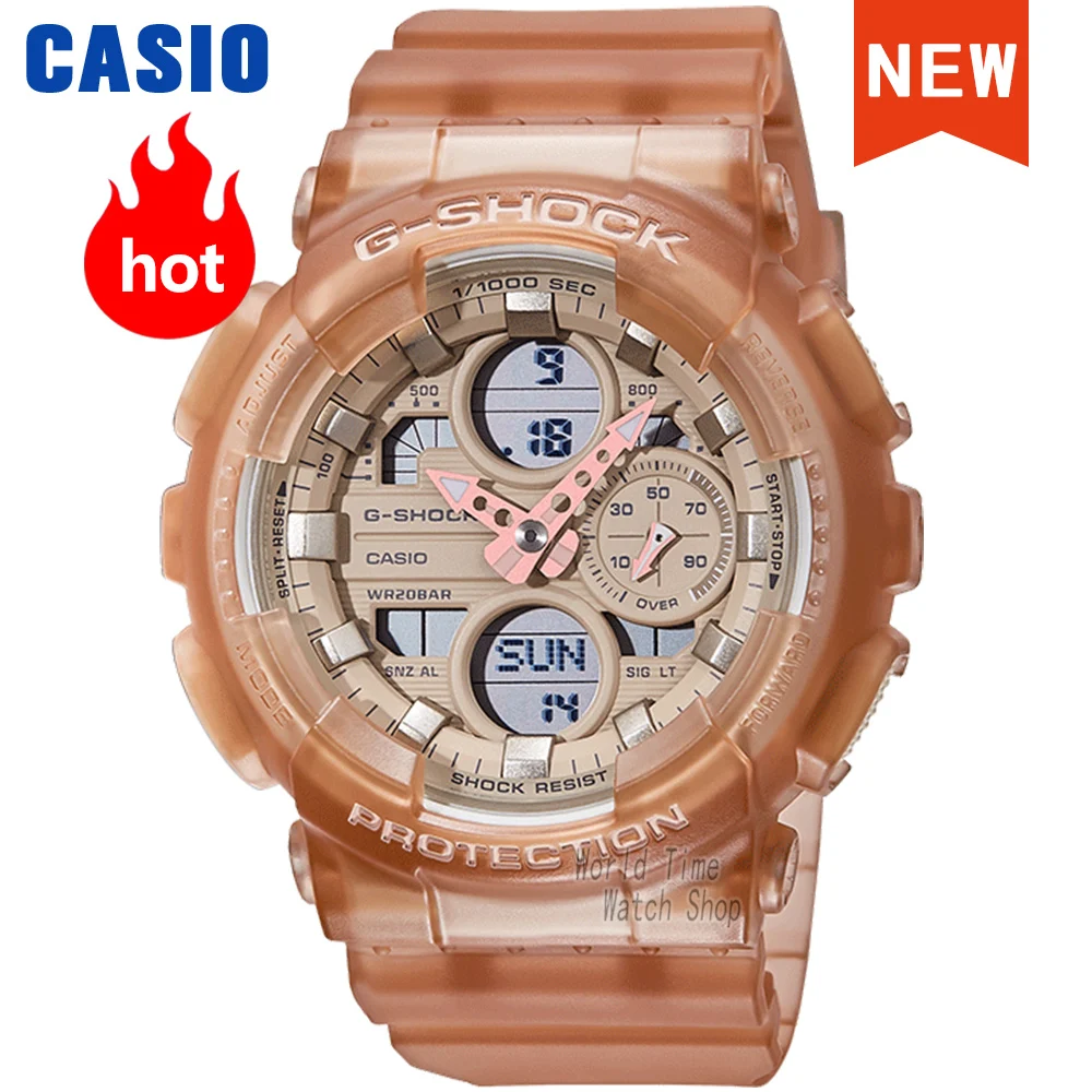 

Casio watch g shock Clear caramel cream unisex watch for men and women 200m Waterproof quartz watch reloj casio hombre GMA-S140