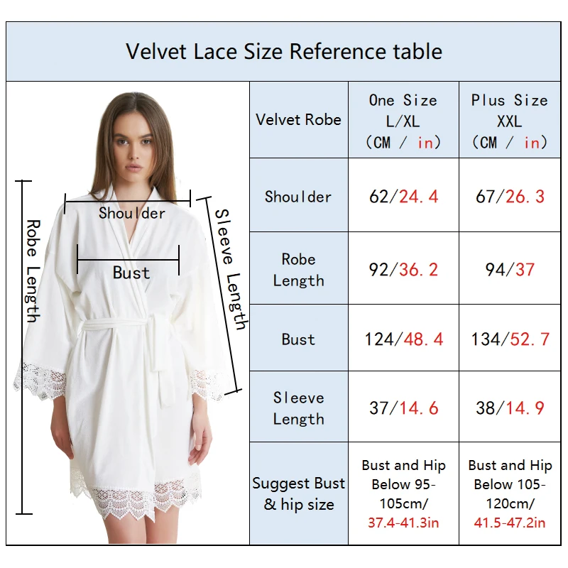 Fashion Velvet Robe Bride Robe Bridesmaid Robes Short Lace Robe Bathrobe Wedding Gown