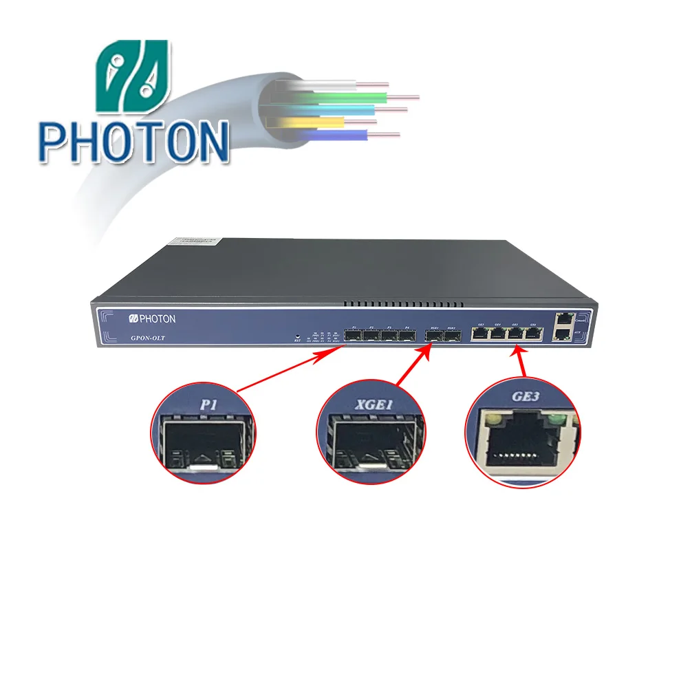 

10g mini fiber optical 4 port olt gpon price PTF3704E