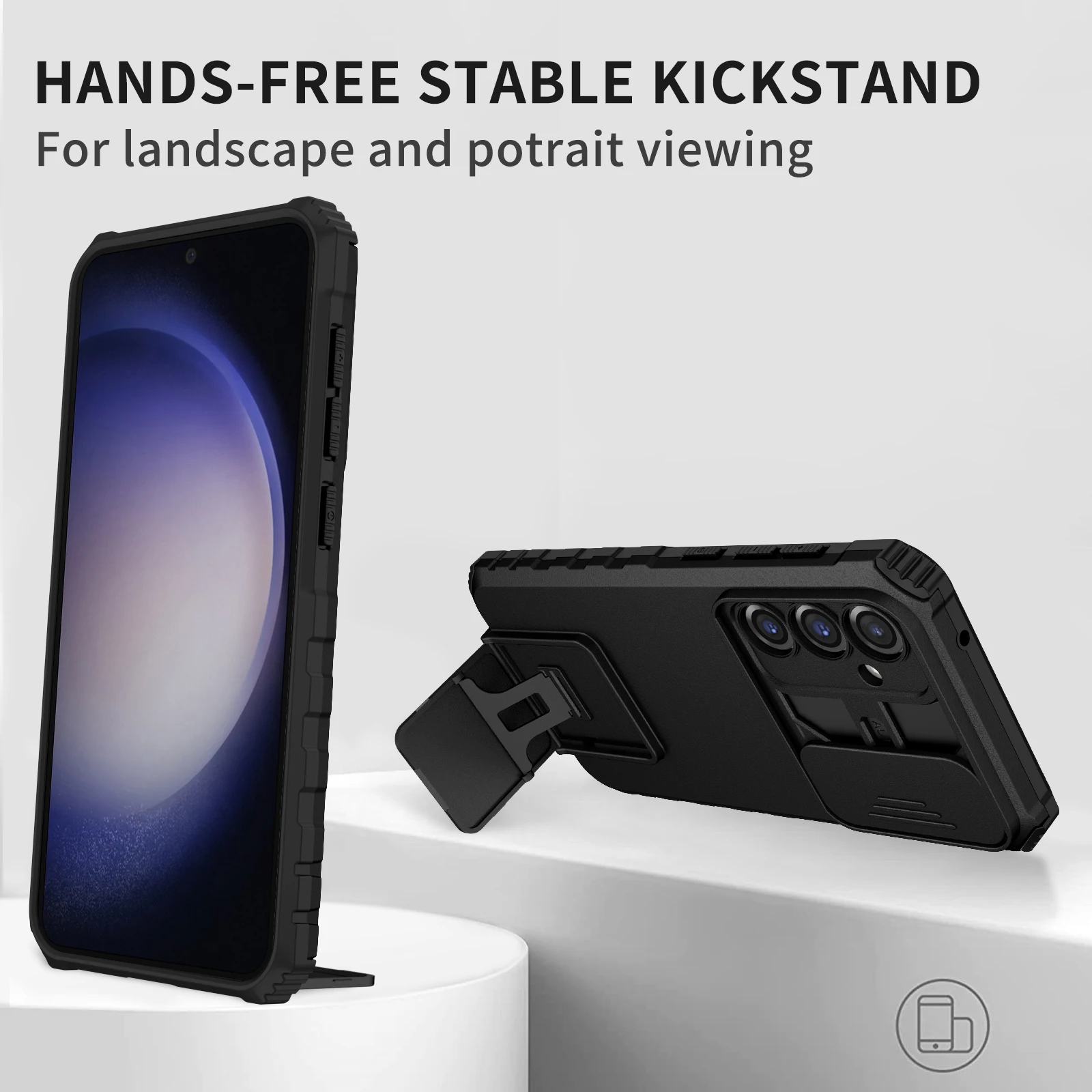 Антибликовый военный чехол для телефона Samsung Galay S24 FE S25 Ultra Plus защитный