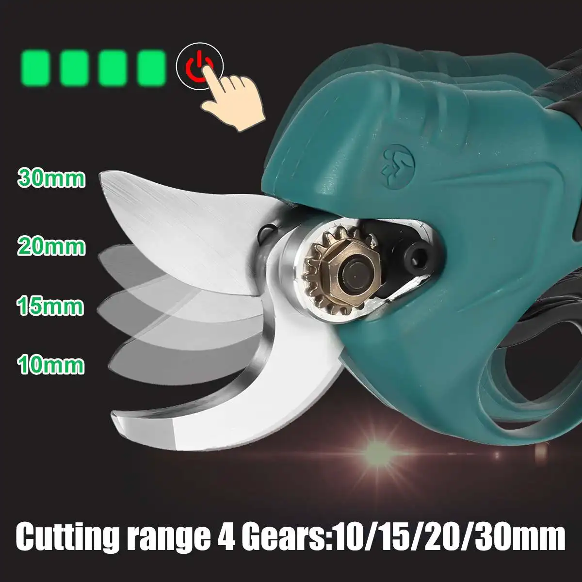 30 мм бесщеточные беспроводные Электрические перезаряжаемые ножницы для обрезки
