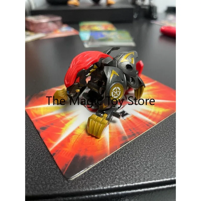 Фото Оригинальная коллекционная фигурка SEGA Bakugan Bakutech Hagan Okami Black Wolf Super 5, ограниченная серия №1