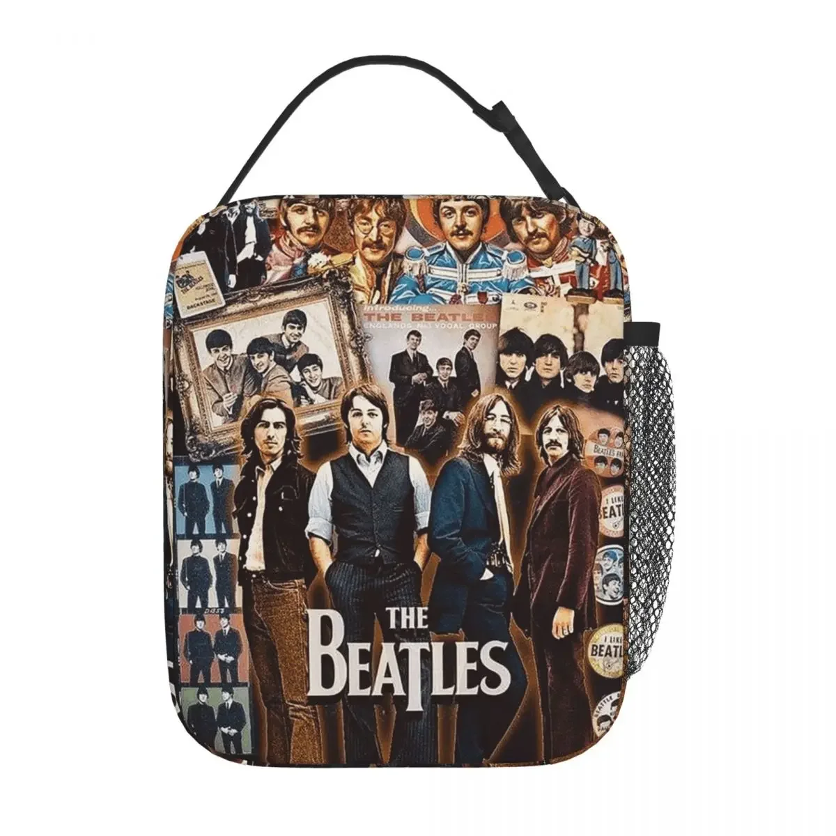 Фото Термосумка для обедов Harajuku The Beatle Memebers Art, изолированная, для детей, школьная, портативная, для еды, контейнер для ланчей №4