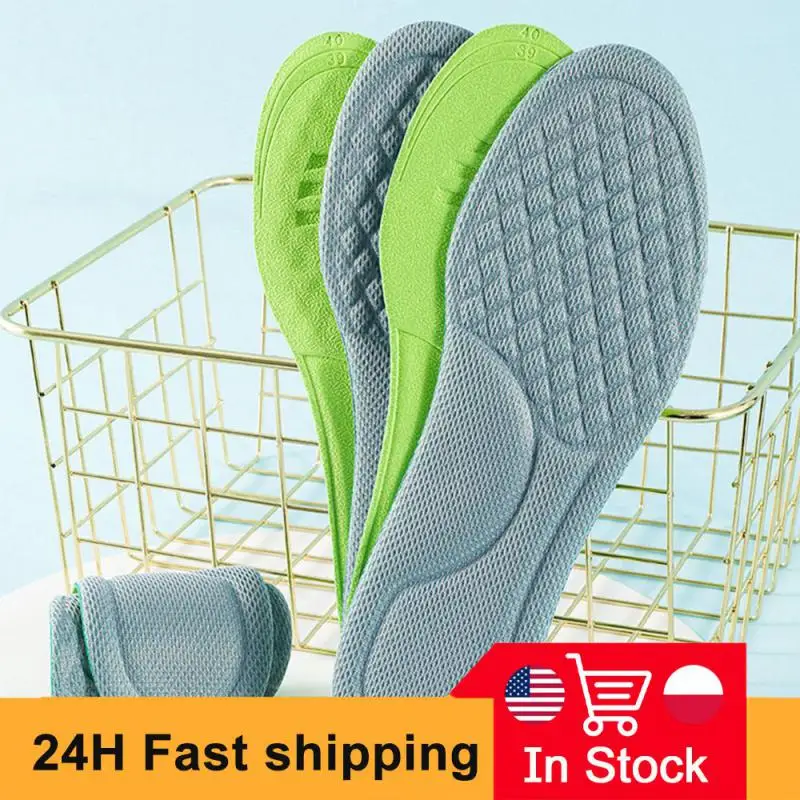 Ортопедические стельки унисекс из мягкой пены с эффектом памяти дезодорирующие