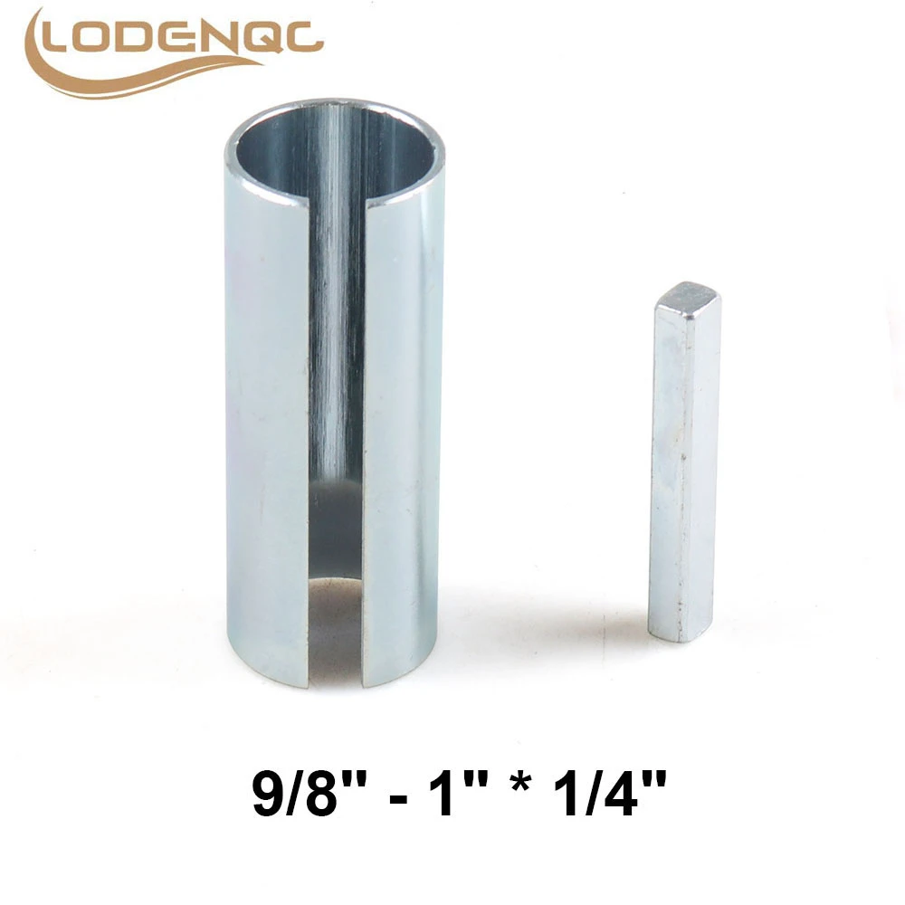 

1" to 1 1/ 8 inch 1/4" Key Gas Engine pulley Crank Shaft Sleeve adapter Predator LC101766