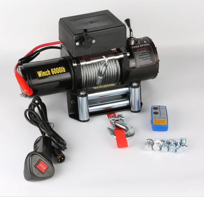 6000lbs ZL6.0-2 Mini Electric ATV Winch With Factory Price Electric Capstan