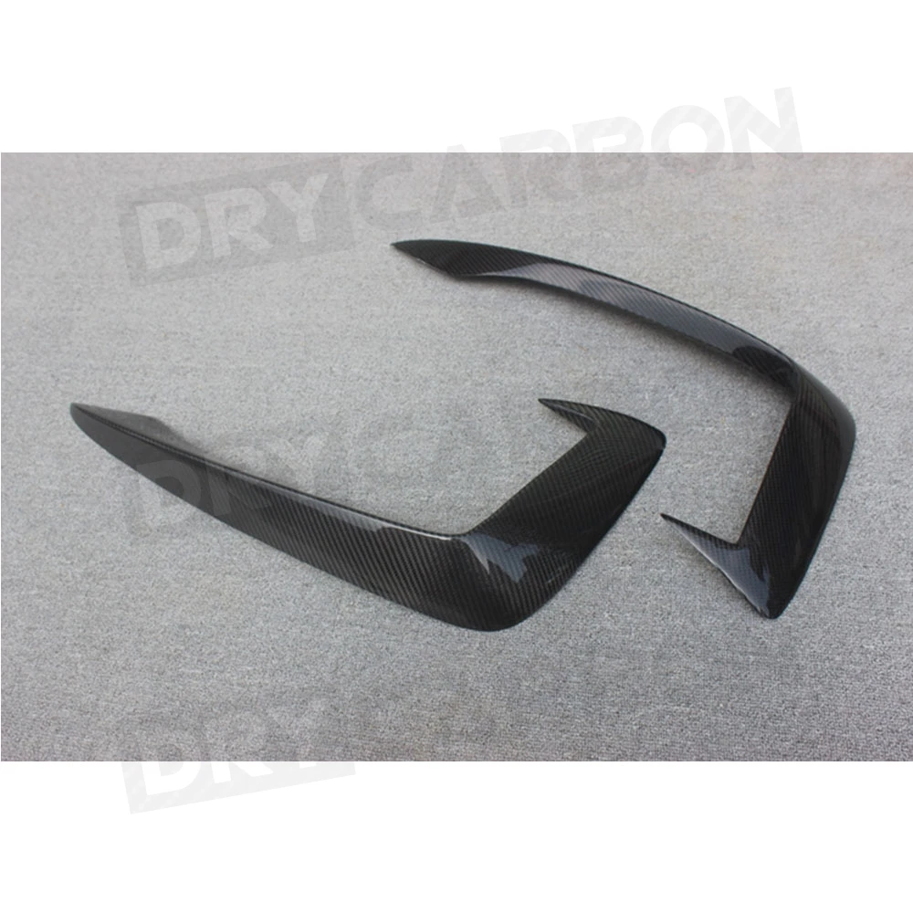 Передний бампер из углеродного волокна в стиле K противотуманная фара накладка
