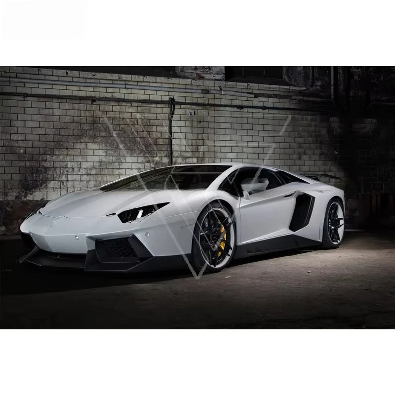 Фото Накладки на передний бампер Novit Torado Style из сухого карбона для Lamborghini Aventador LP700 2011-2015 №3