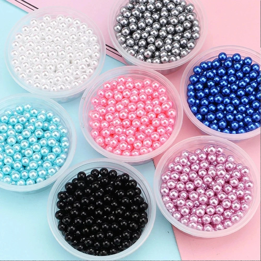 

3nn-12mm non-porous ABS imitation pearls round imitation plastic pearls for needlework and jewelry making