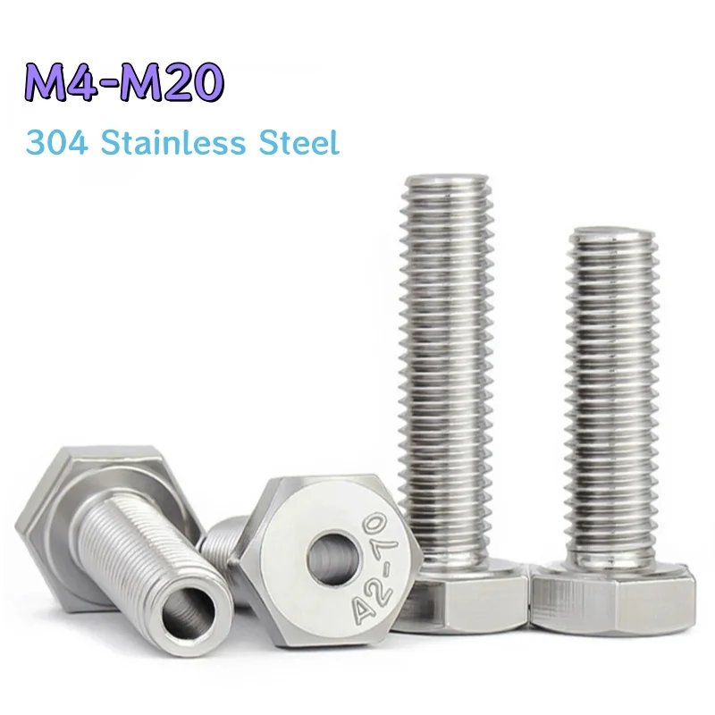 

Нержавеющие болты с шестигранной головкой M4-M20