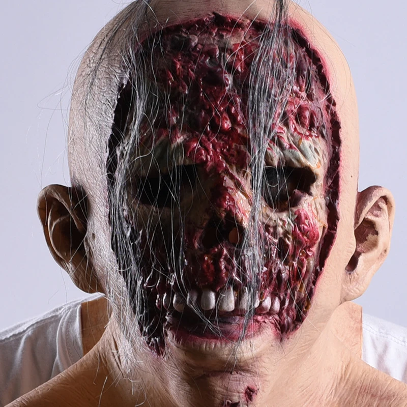 

Scary Simulated Corpse Mask Latex Mask Realistic Style Halloween Carnival Costume Headgear Props Halloween Decoration