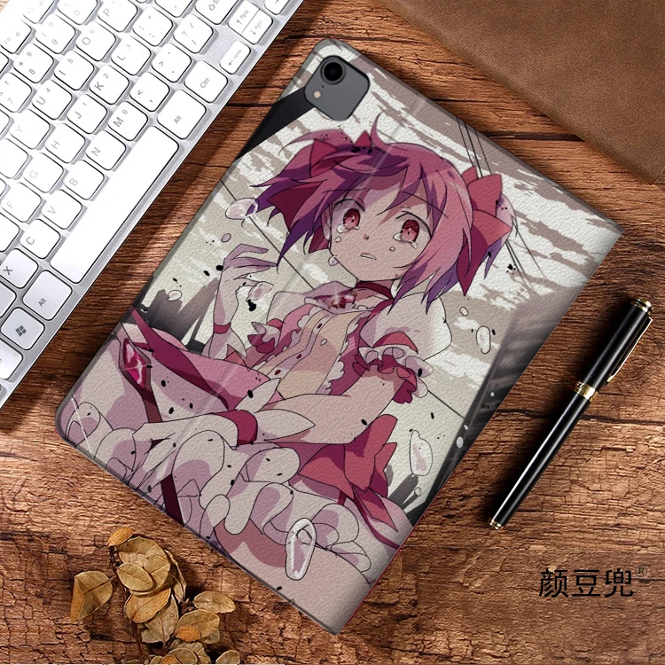 Puella Magi Madoka Magica аниме для Samsung Galaxy Tab S9 Lite 8 7 2021 чехол SM-T220/T225 тройной чехол-подставка