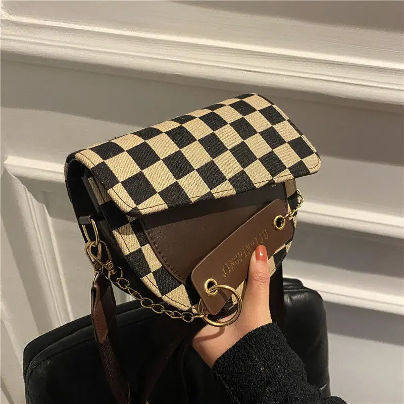 Bolsa do Mensageiro Outono Inverno Retro Pequeno Bolsa Feminino 2022 Novo Versátil Grande Ombro