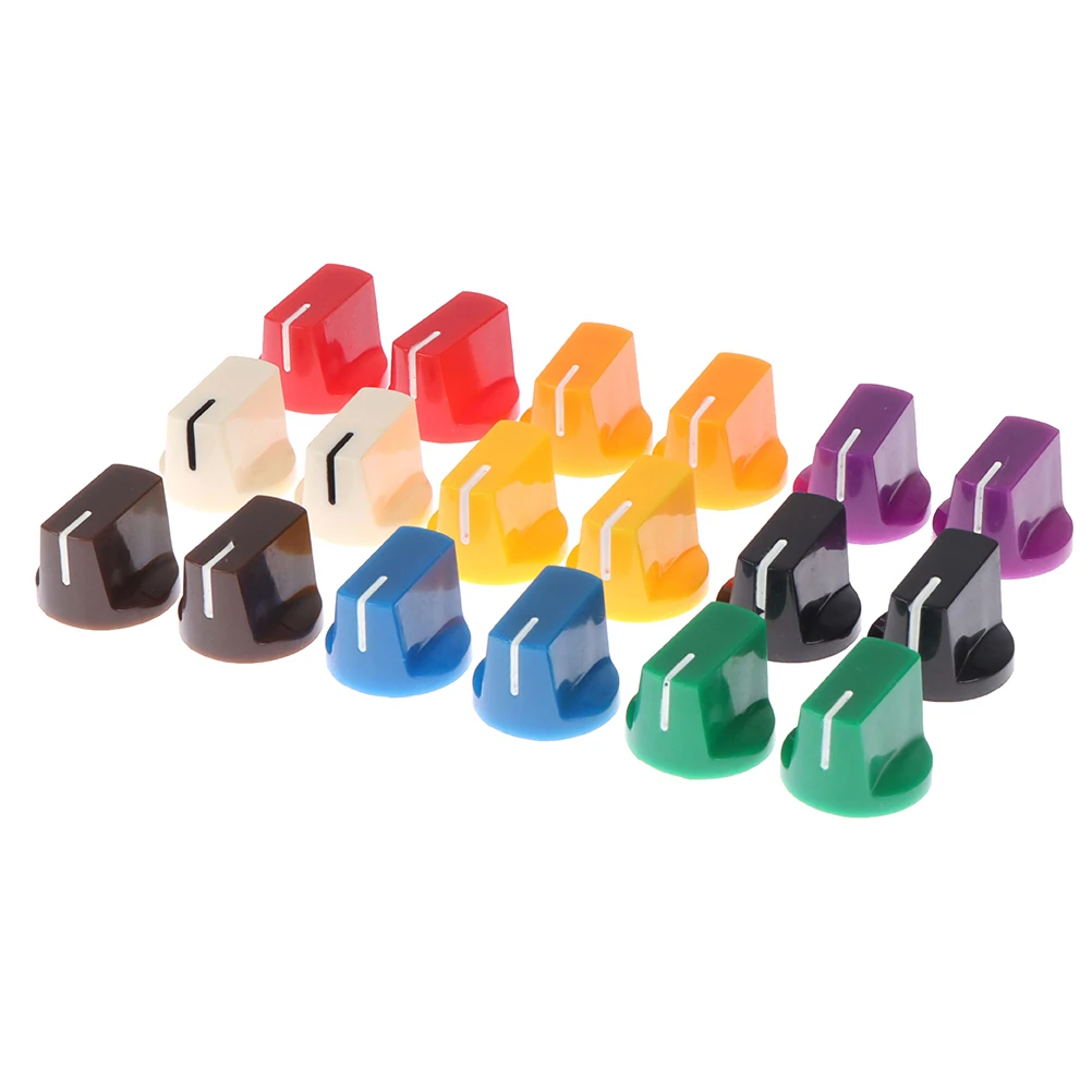 

2Pcs Multi Color Head Guitar Pedal Knob Electric Guitar Pot Guitar Accessories