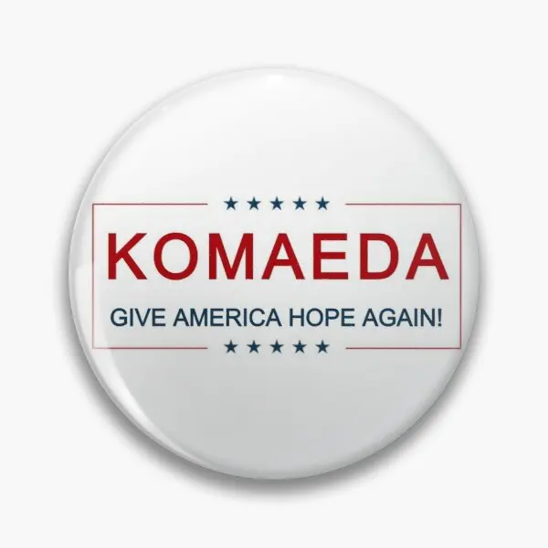 

Nagito Komaeda для президента 2020, настраиваемая мягкая булавка для пуговиц, креативная мультяшная Милая модная металлическая брошь для одежды