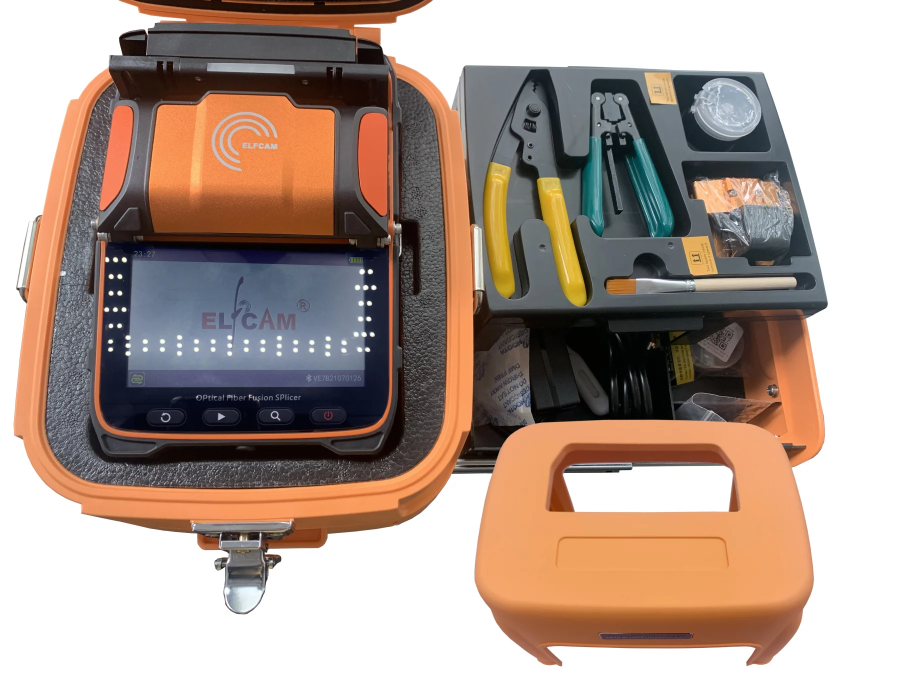 Signalfire AI-9 six motors optical splicing machine multi-language fiber fusion splicer built in VFL power meter fun(9) |