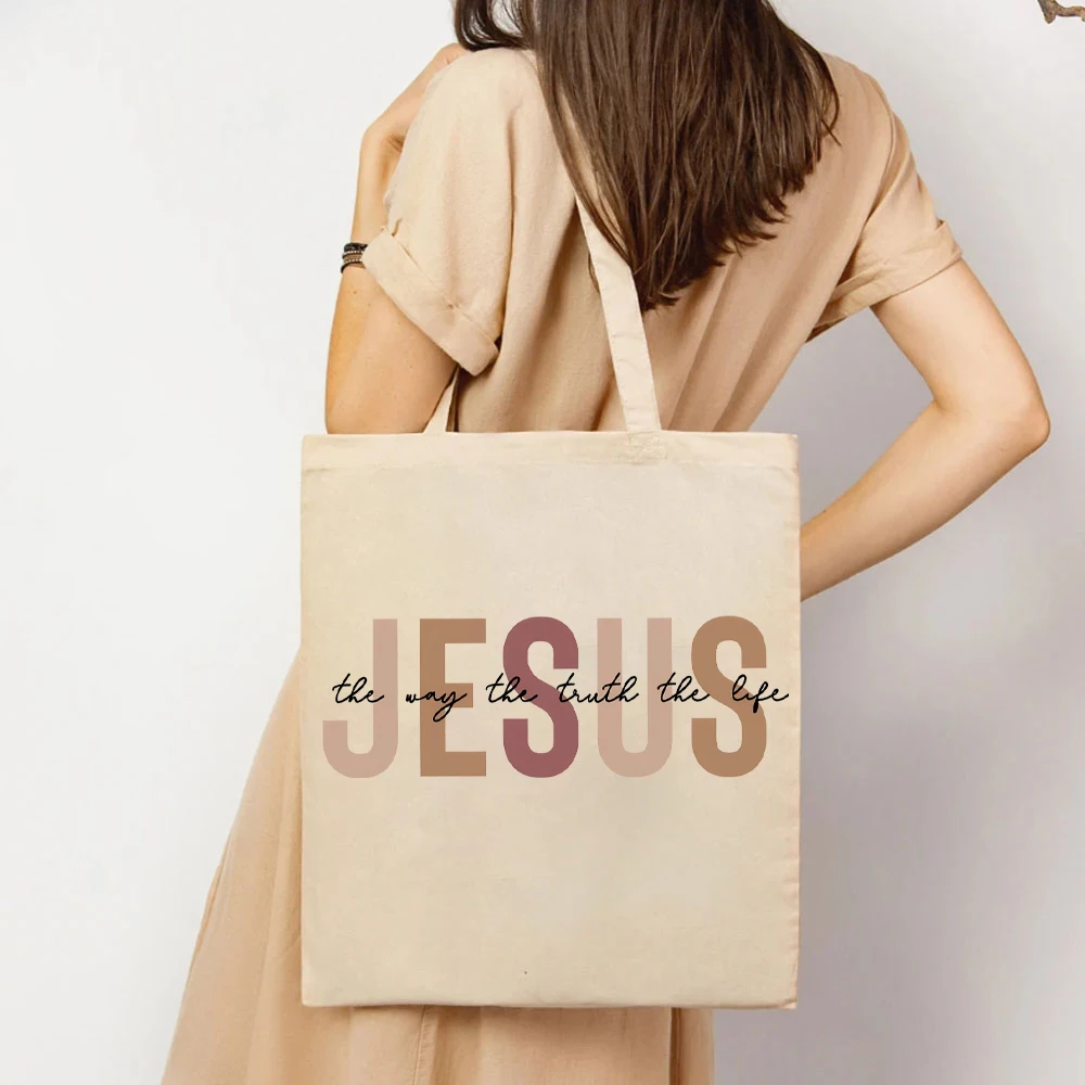 Esus The Way Truth Life Сумки для женщин Христианские сумки Ретро христианские сумки-тоут с