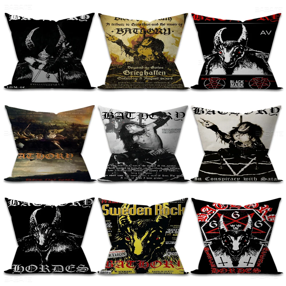 Bathory Quorthon ретро хэви-метал музыкальная группа певица 45*45 см наволочка Декор дом
