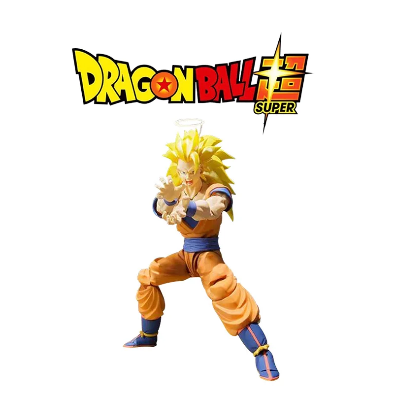 

16cm Dragon Ball Z Son Goku Action Figure Toys Super Saiyan 3 Joint Movable Anime Figurine Pvc Collection Model Ornament Gift