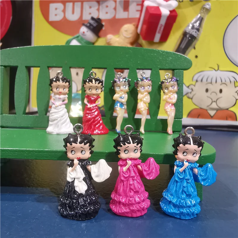 

Original Bettay Model Mini Doll Booping Figure DIY Mobile Phone Case Material Ornaments Accessories Children Present