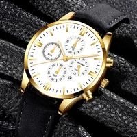 2022 whatches for men wrist watch watch men sports mens watch mens leather business watch calendar quartz watch relojes