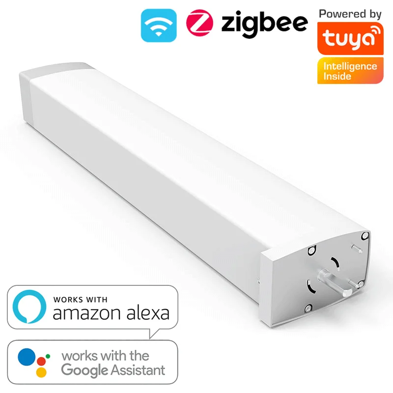 

Remote Alexa Echo Control Smart Curtain Blind Motor Tuya Smart Home Intelligent ZigBee DIY Slide Blinds/Shades Drive Motor Hub