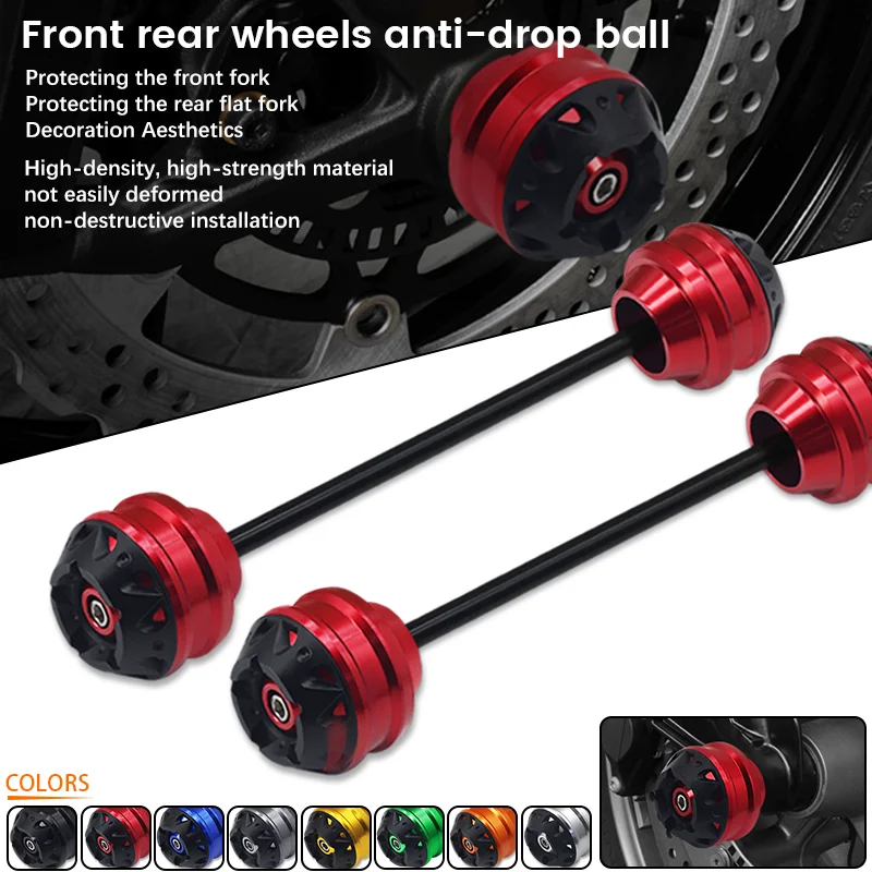

For BMW G310R G310GS g310r g310gs G 310 R/GS 2017-2022 Motorcycle CNC Front & Rear Axle Sliders Fork Wheel Protection Crash Cap