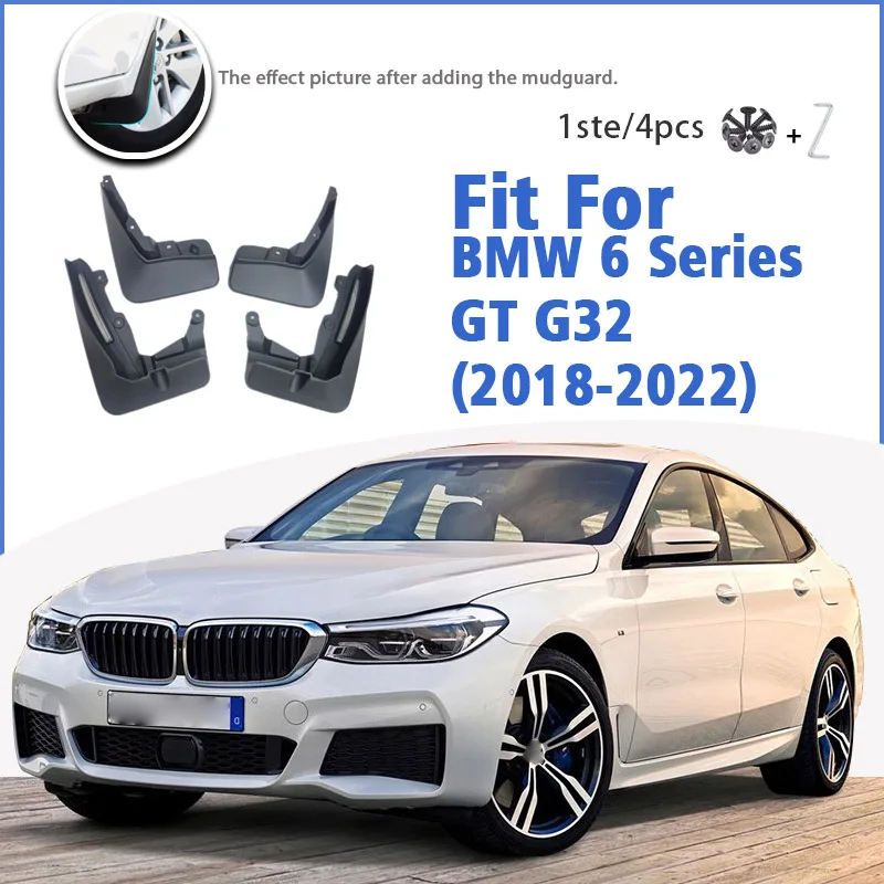 Брызговики для BMW, 6 серии, Gran Tour GT G32 2018-2022, брызговики, Аксессуары для автомобилей, брызговик 630i 640i 620d1