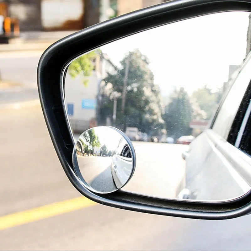 

360 grad HD Blind Spot Spiegel für Auto Reverse Rahmenlose Ultra Dünne Weitwinkel Runden Konvexen Rückspiegel Auto zubehör