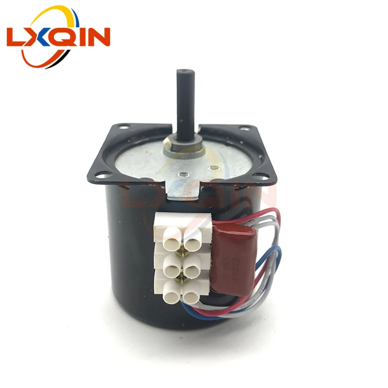 Фото Мотор системы подачи бумаги LXQIN для Roland Mutoh VJ1604 RJ900, двигатель для перемотки рулонов фотобумаги, мотор для намотки рулонов №4