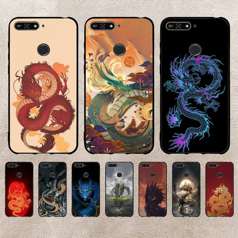 

Chinese Dragon Phone Case For Xiaomi 11 10 12Spro A2 A2lite A1 9 9SE 8Lite 8explorer F1 Poco 12S Ultra Cove