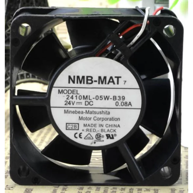 Новый вентилятор ЦП для NMB 2410ML-05W-B39 24 В 0,08a вентилятор с функцией обнаружения сигнализации охлаждающий вентилятор 60*60*25 мм