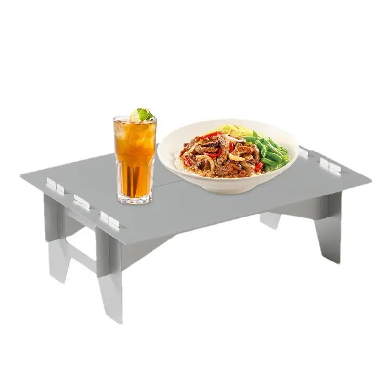 

Folding Camping Table Camp Kitchen Aluminum Folding Table Easy To Install Travel Camping Tables For Party Hiking Fishing