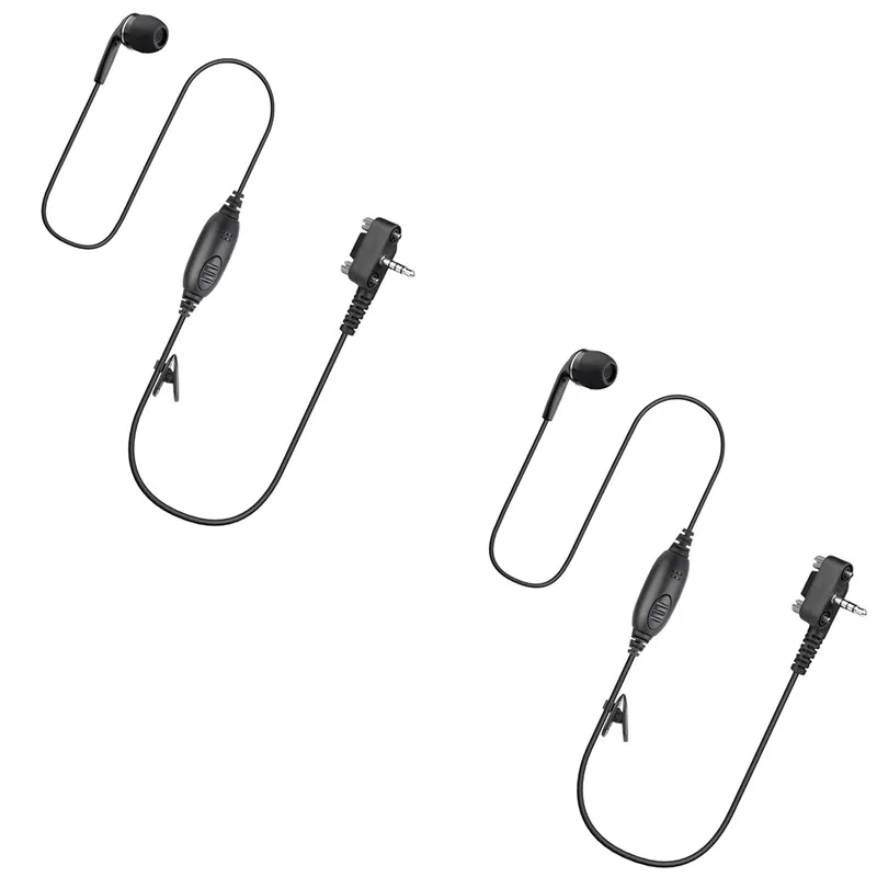 2 Pack In Ear Earbud vx-261 vertex standard radio vxa-700 231 ear piece evx 531 fbi vvx 261 evx-261 fbi vvx 261 evx-261 headset