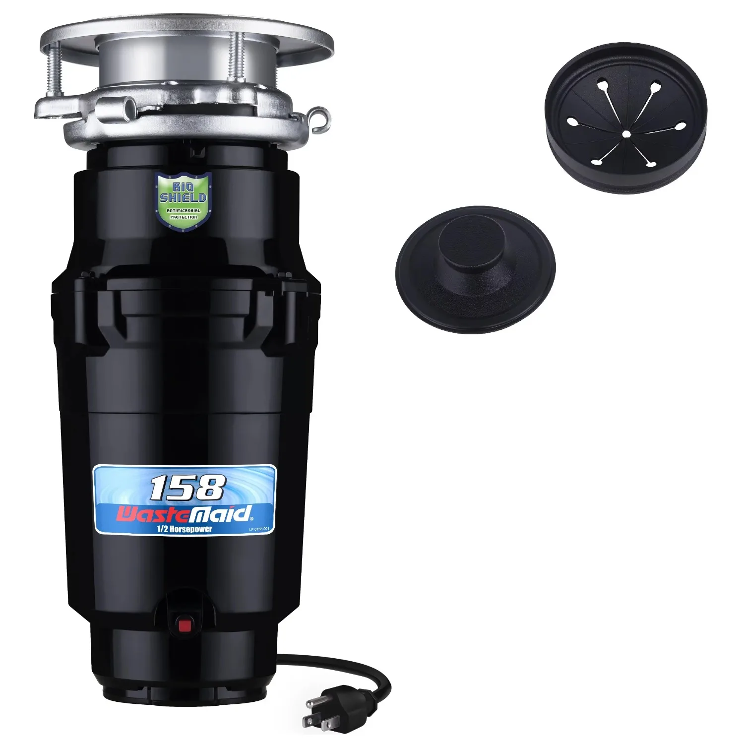 

Standard 1/2 HP Continuous Feed Garbage Disposal Black kitchen appliances