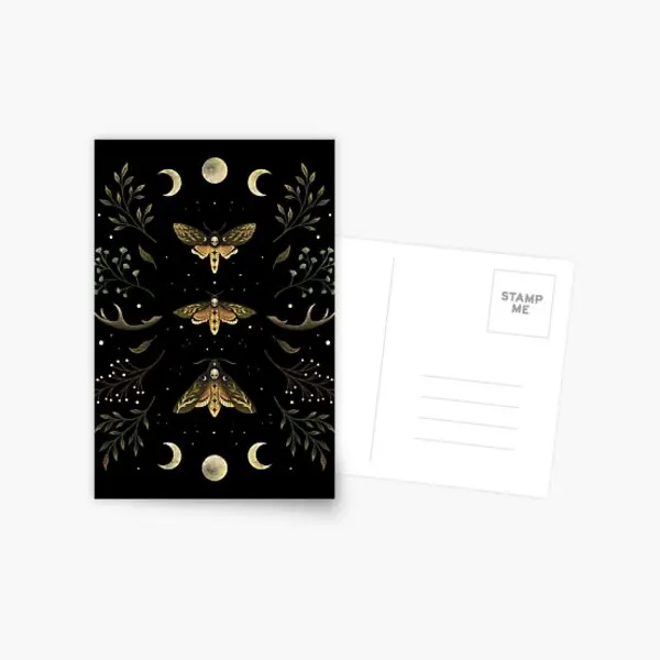 

Открытка с надписью «Death Head Moths»