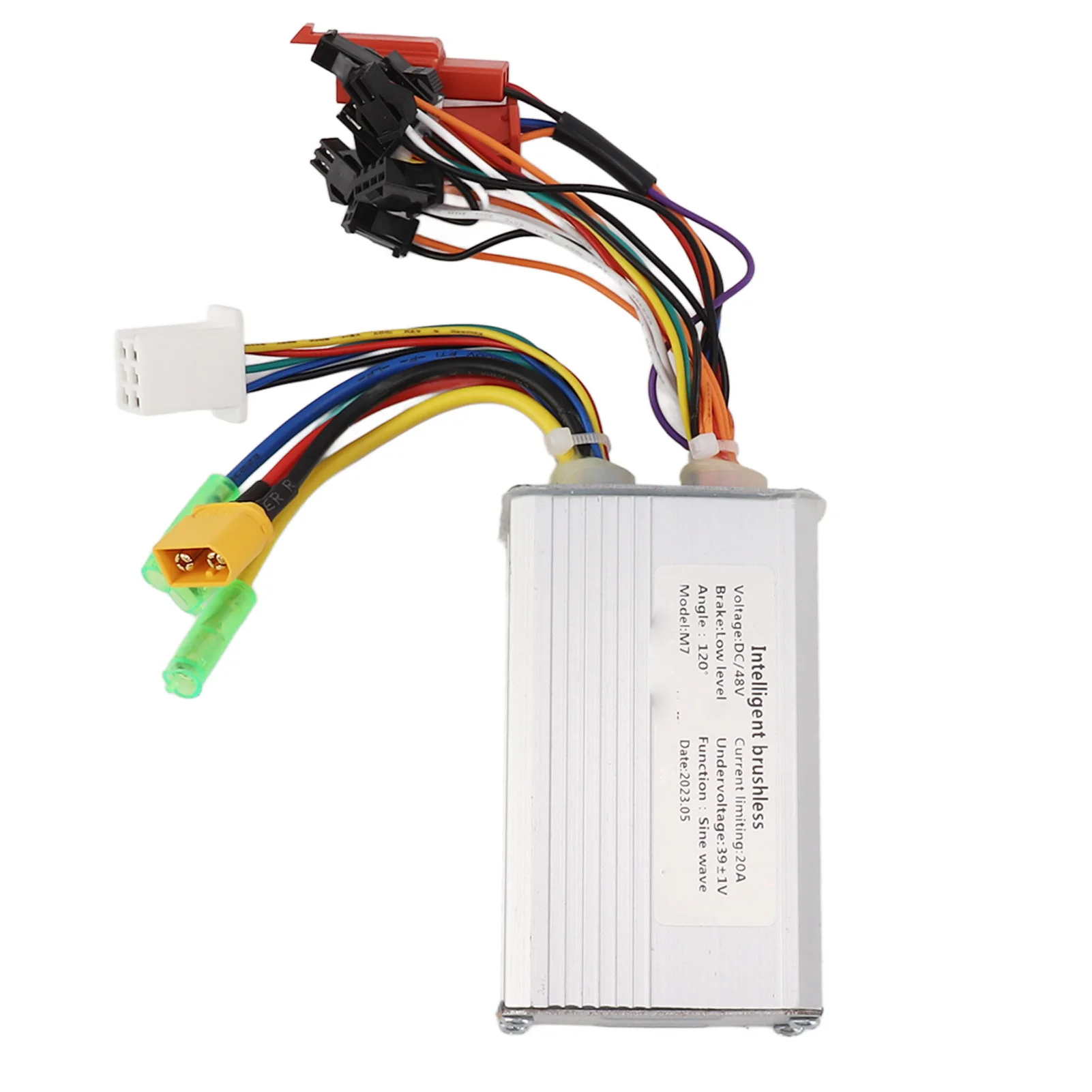 500 Вт 48 В бесщеточный контроллер для электрического велосипеда с корпусом из