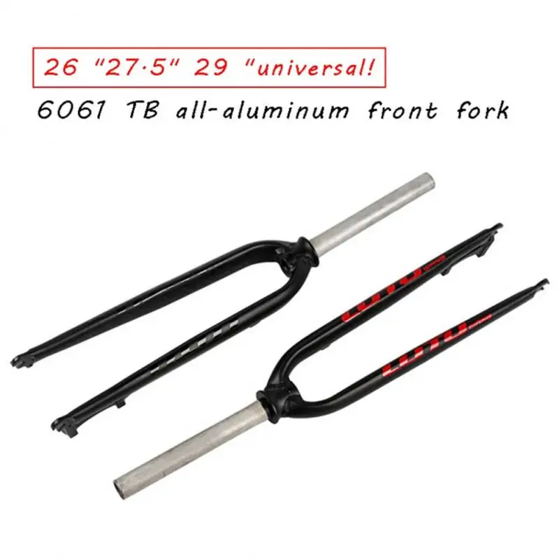 

Lutu MTB Bicycle Fork 26 /27.5 /29er Inch Road Bike Hard Fork Ultralight Aluminum Alloy Front Fork Bicycle Parts accessories