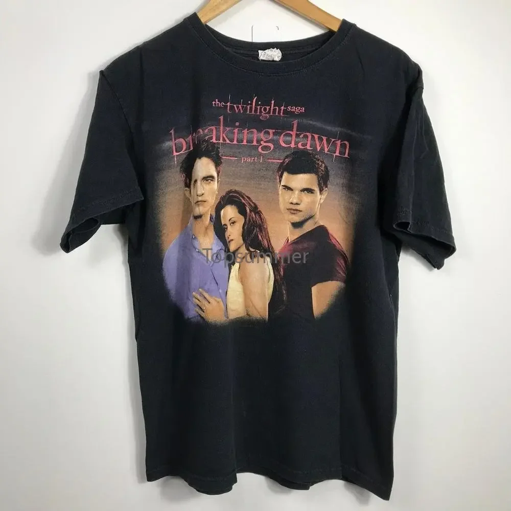 Футболка из фильма The Twilight Saga Breaking Dawn P1 подарок для мужчин забавные футболки с