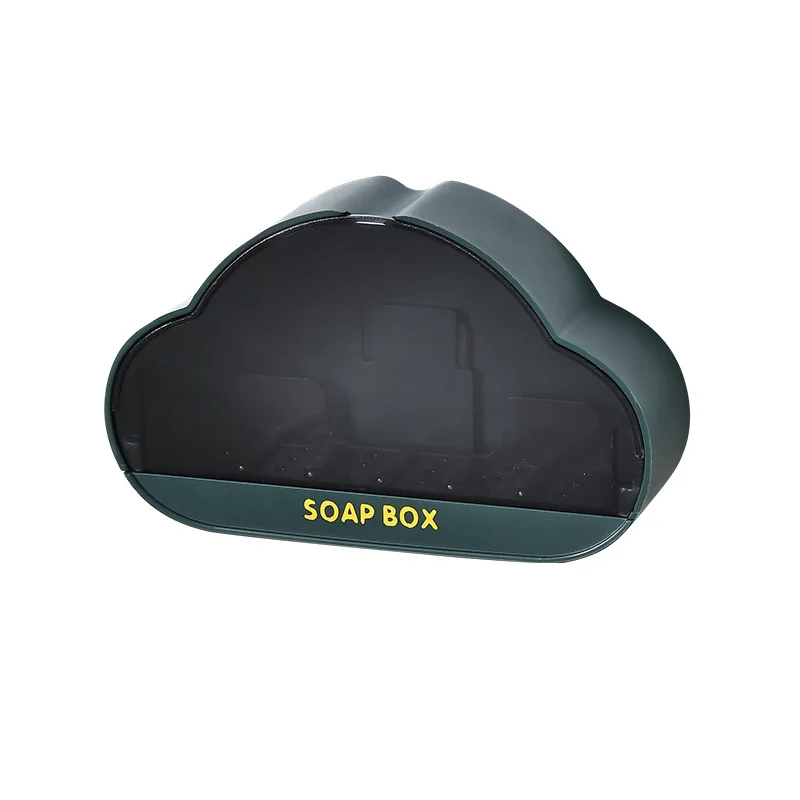 

Wall Soap Dish for Bathroom Accessories Bath Box Bathroom Organizer and Storage Suction Cup Soap Dish With Drain Water Sets Set