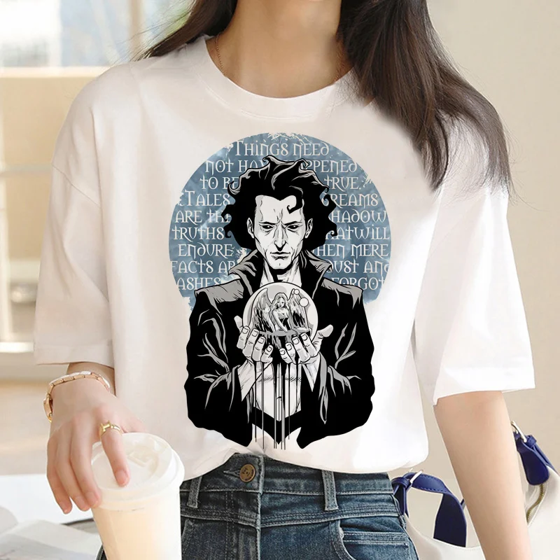 

sandman tshirt male anime aesthetic vintage streetwear white t shirt t shirt graphic couple clothes