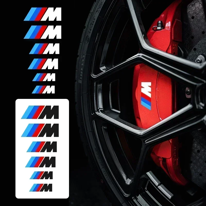 Фото Наклейка-эмблема на тормозной суппорт для BMW M E81 E82 E88 E90 E91 E92 E93 F30 E60 E61 GT F10 F11 F18 E63 E64 E68 F03 E89, 1 комплект №2