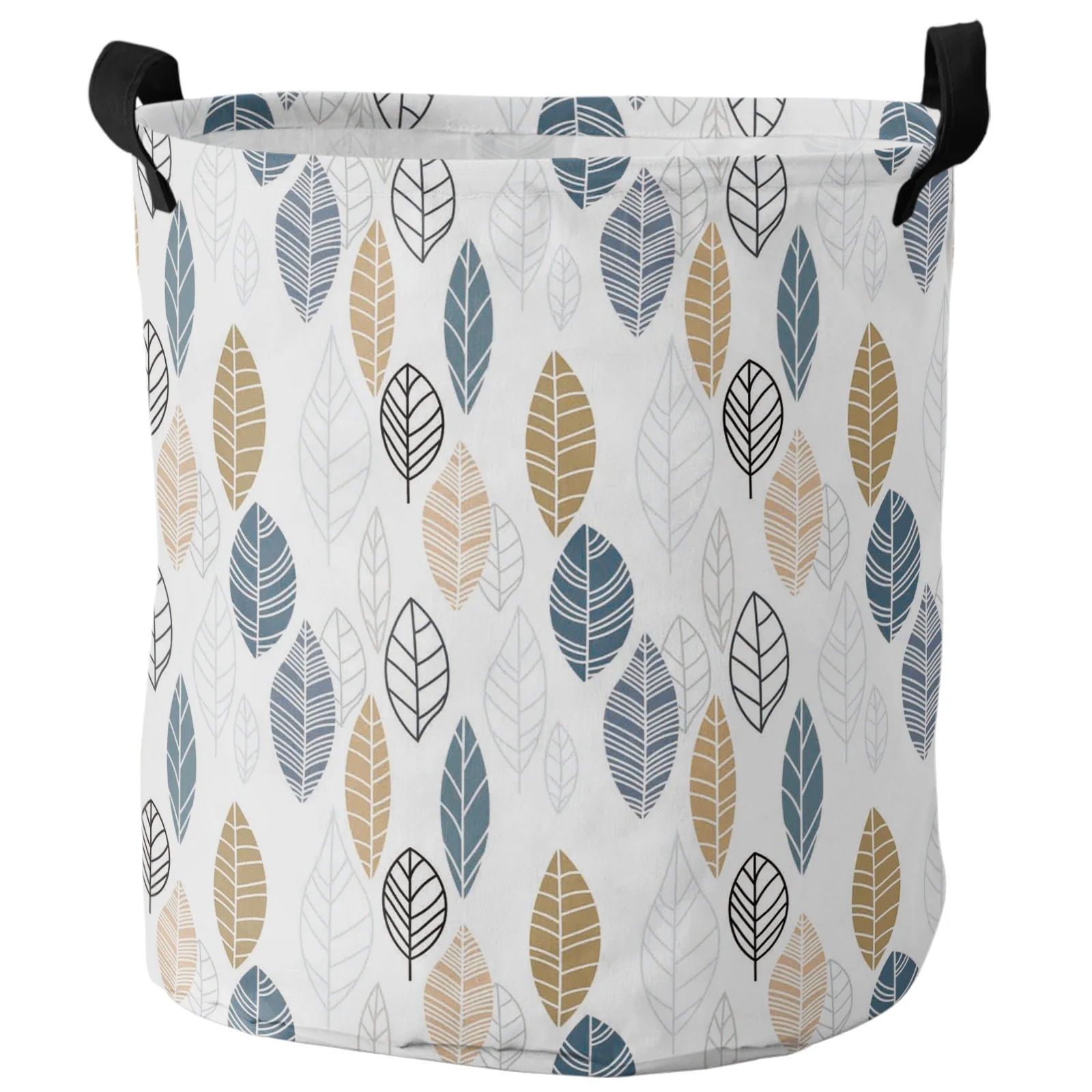 

Цветная корзина для белья с листьями, складные корзины из ткани Оксфорд для хранения грязного белья, органайзер для ванной, корзина для гряз...