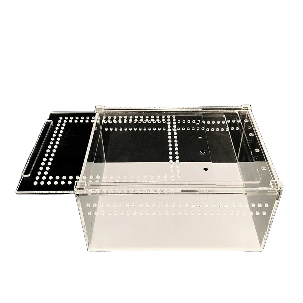 

custom handmade clear acrylic plastic reptile display case tank wholesale