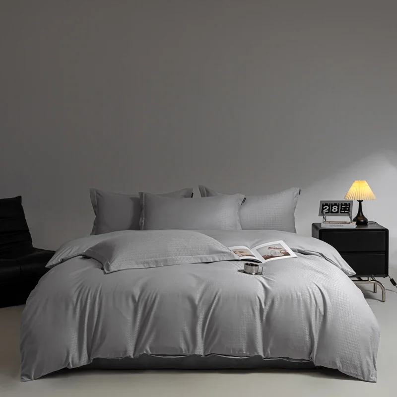 Новый класс 2024 жаккардовый молотый комплект из четырех предметов приятный для