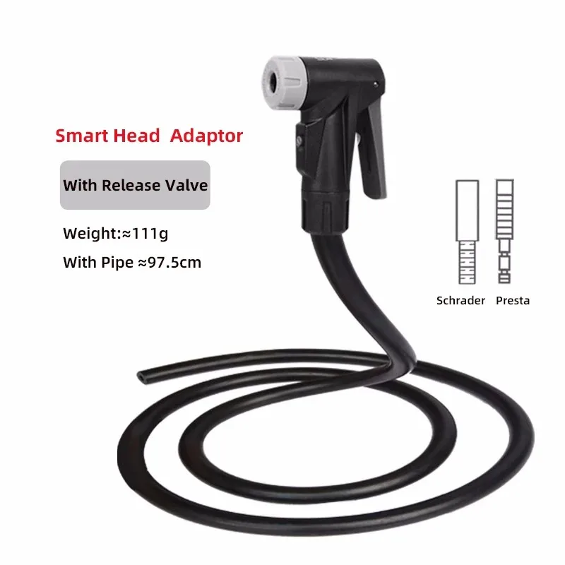 Адаптер велосипедного насоса Giyo с трубой DVN T модель велосипедный насос Presta Schrader