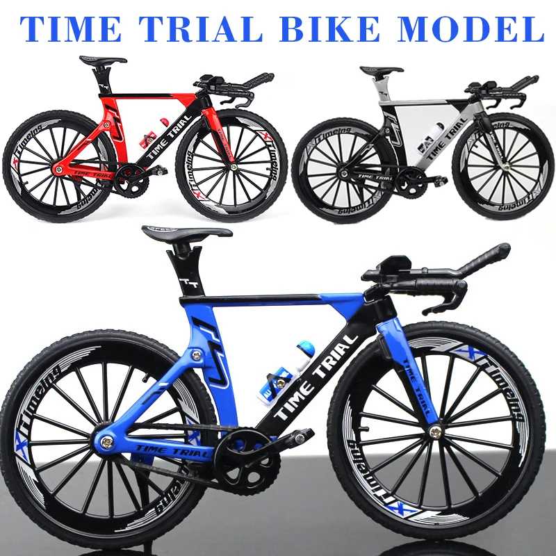 

1:10 Mini Time Trial Bike Model Alloy Bicycle Model Ornament Bicycle Model Collection Funny Collection Toys For Children