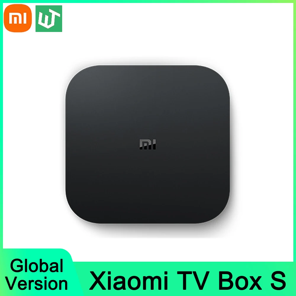  Xiaomi Mi TV Box S Global Version 4K HDR Google Home Set Top Box 4 Media Player Android TV 8.1 Ultra HD 2G 8G WIFI 